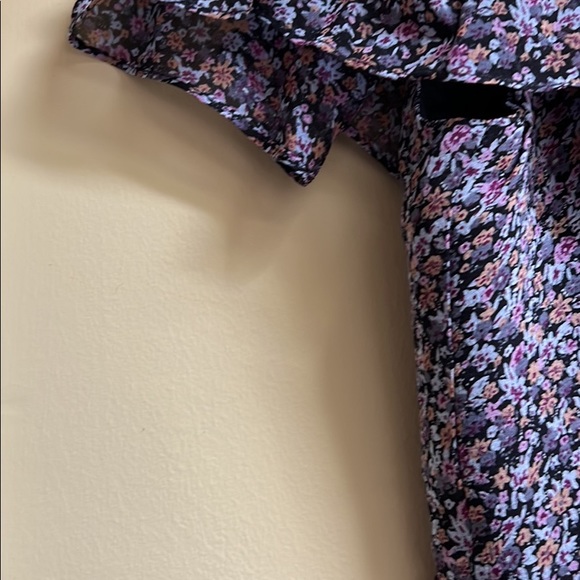 Love shack fancy off the shoulder, a-line floral print dress - Picture 3 of 8